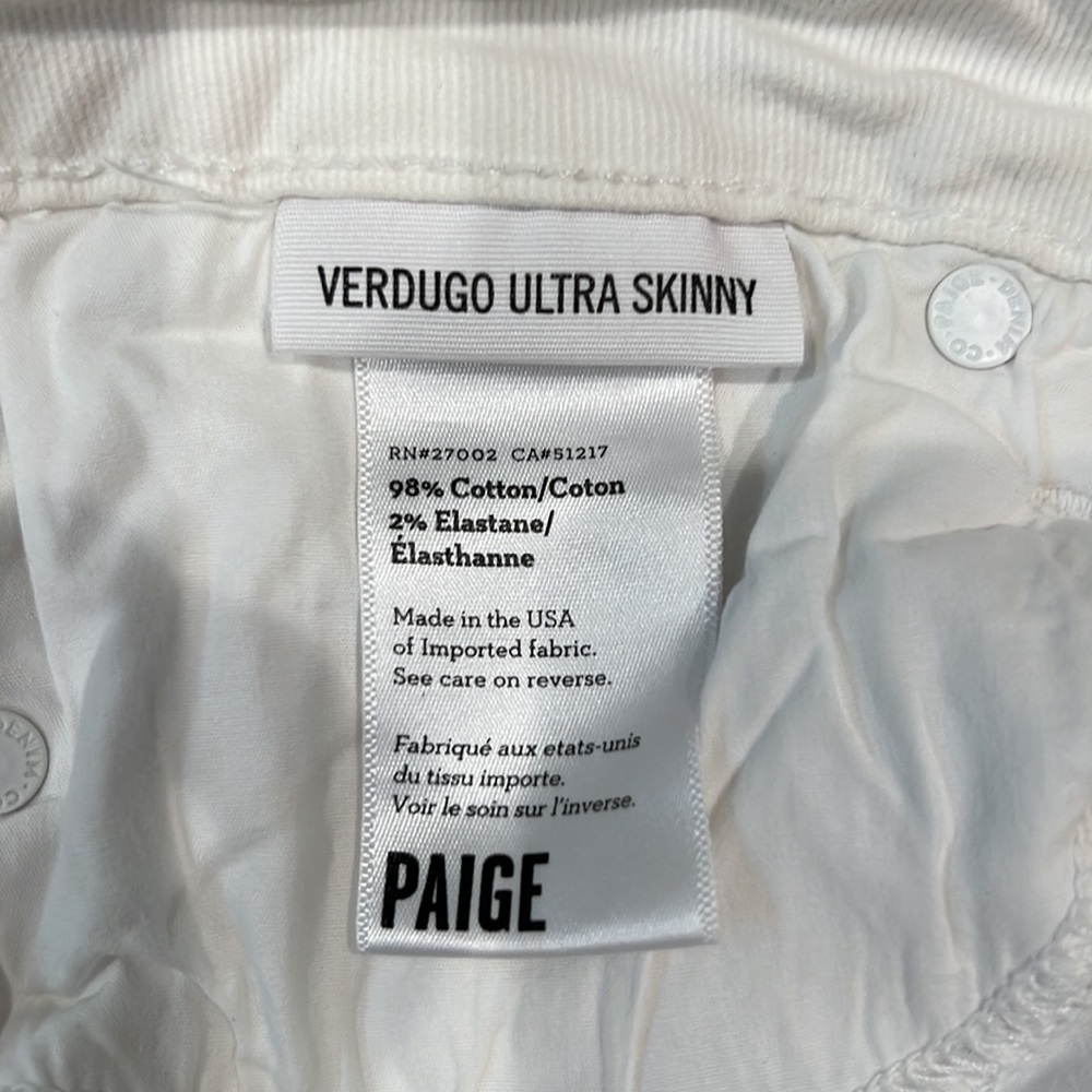 Paige white jeans - Picture 6 of 6
